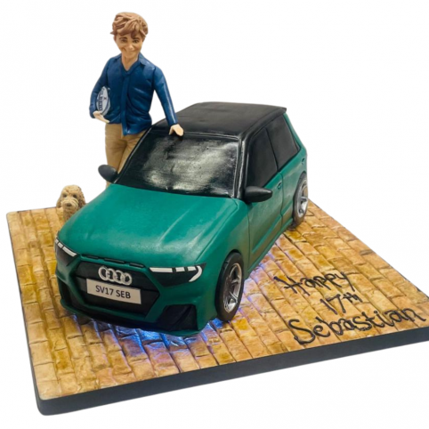 AUDI WITH OPTIONAL FIGURE