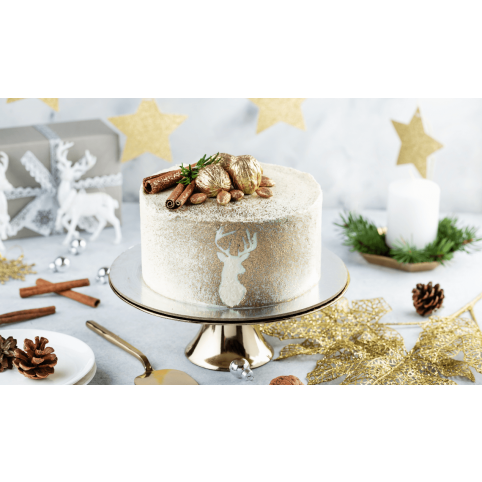 Christmas Golden Stag Cake Voucher 