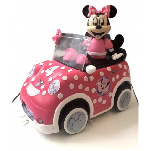 MINNIE IN HER CAR