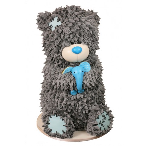 FLUFFY GREY BEAR