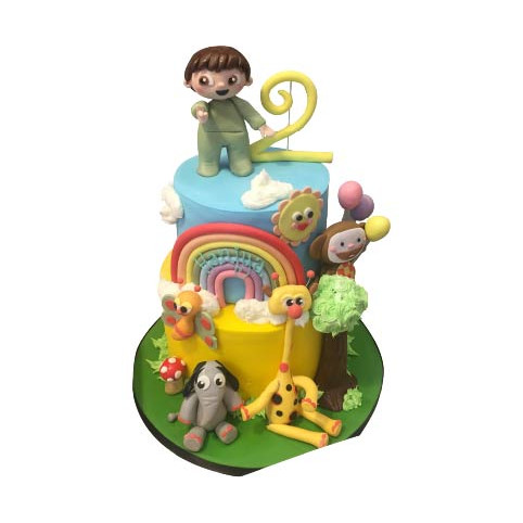 Baby TV 1st Birthday Cake - Mel's Amazing Cakes