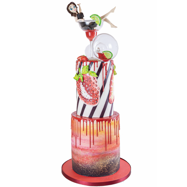 STRAWBERRY DAIQUIRI Wedding, Birthday & Party Cakes