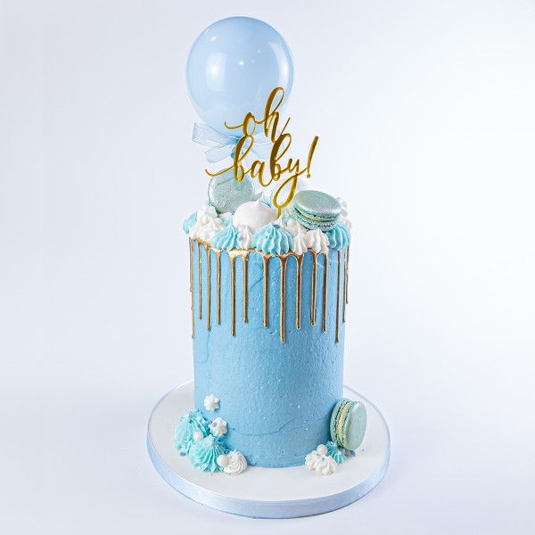 Baby boy store blue cake