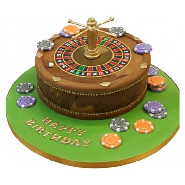 ROULETTE WHEEL Wedding, Birthday & Party Cakes