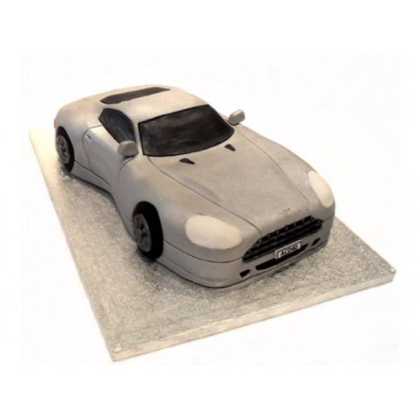 Aston Martin Vantage Roadster Blue JPS 8inch Round Cake Topper Birthday  Celebration Easy-Peel Icing Sheet : Amazon.co.uk: Grocery