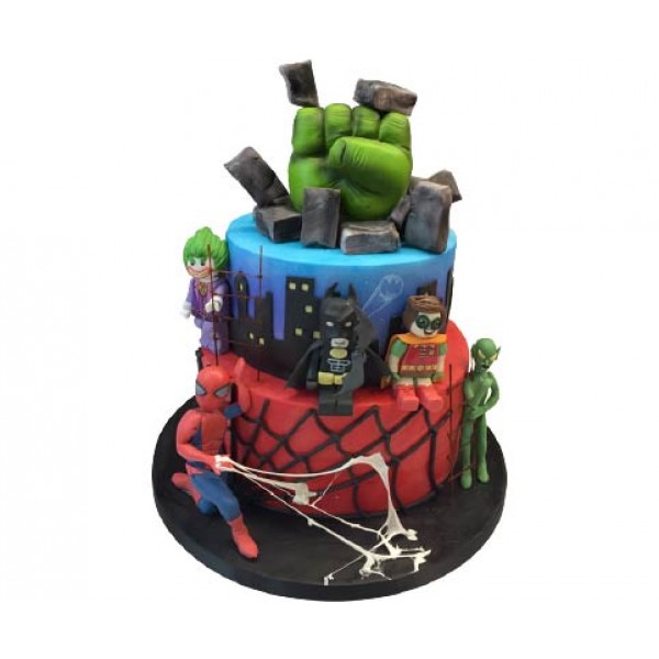 Hulk Theme Cakes Online | Hulk Theme Cakes