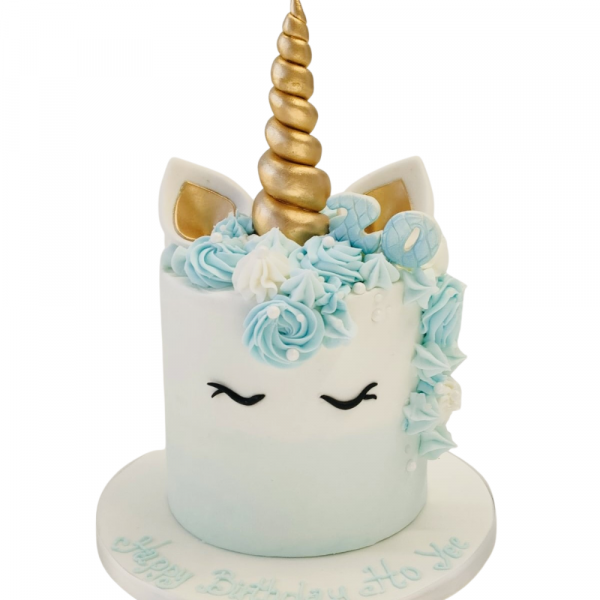 Halloween Unicorn Card Horn Birthday Wedding Cake Flag Pick Gold Trim Decor  | eBay