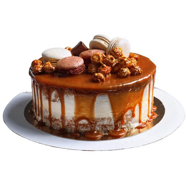 TOFFEE POPCORN DRIP Wedding, Birthday & Party Cakes