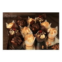 12 CHOCOLATE & GATEAU CUPCAKES