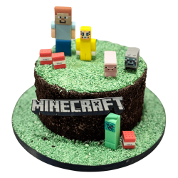 KIDS' MINECRAFT CAKE