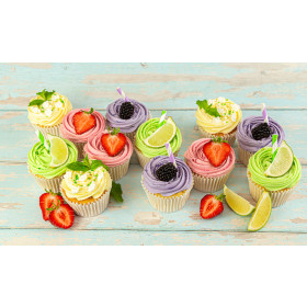 12 GIN PARTY CUPCAKES 
