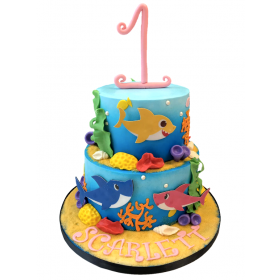 BABY SHARK 2-TIER 