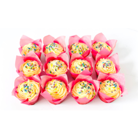 12 CONFETTI PARTY CUPCAKES 