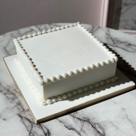 CORPORATE PIPED CAKE