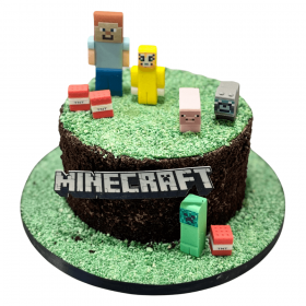 KIDS' MINECRAFT CAKE