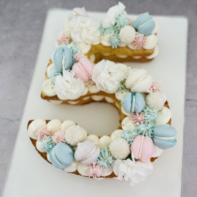 PERFECT PASTELS NUMBER CAKE