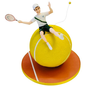 TENNIS BALL WITH FIGURE