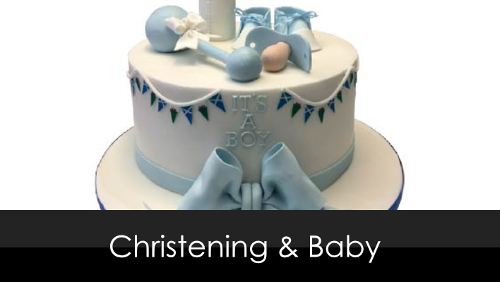 Birthday Cakes Edinburgh - Christening and Baby